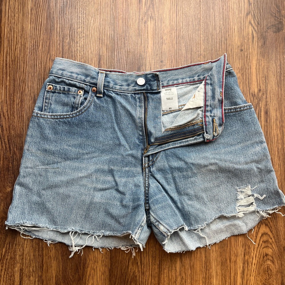 Levi's Blue Jean Shorts